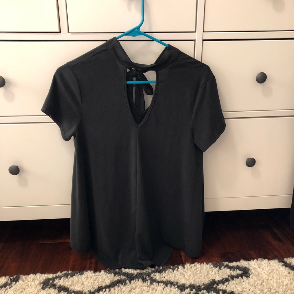 Cutout babydoll swing tee